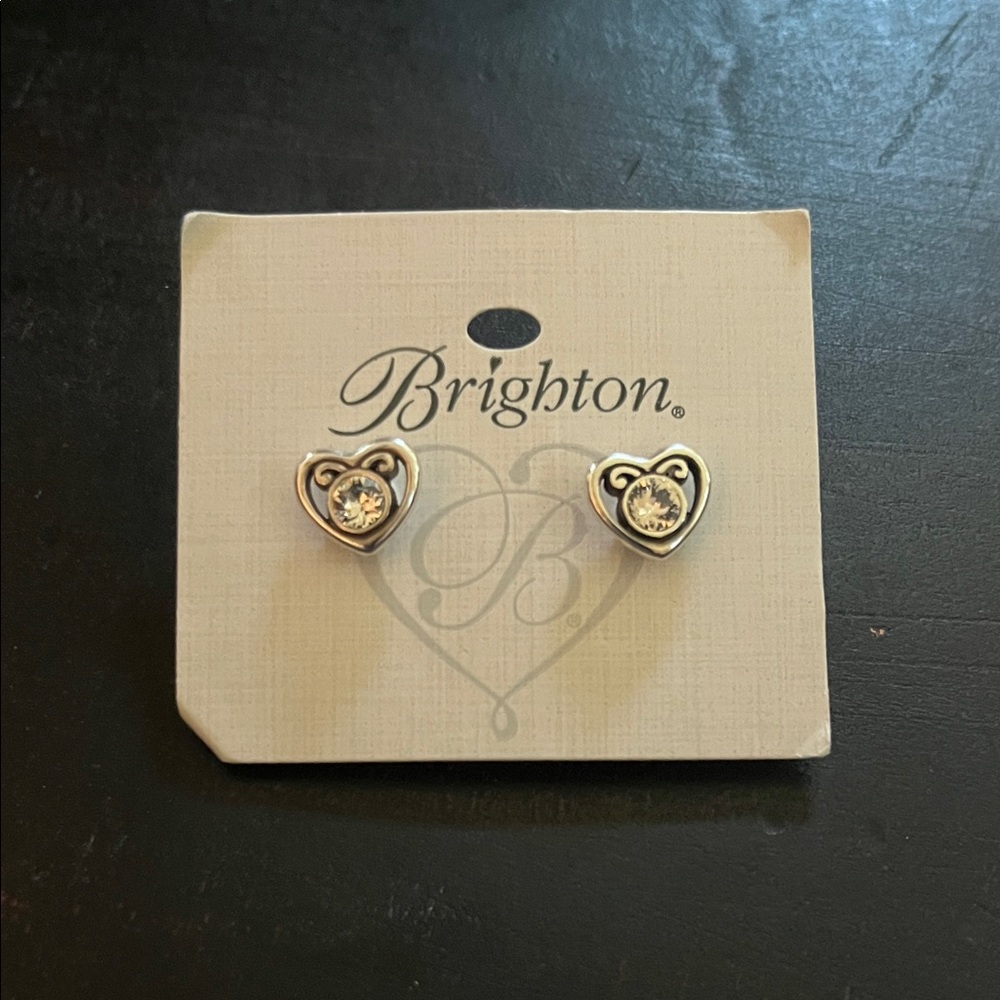 Brighton Hearts of Summer Mini Post Earrings with Crystal Accent